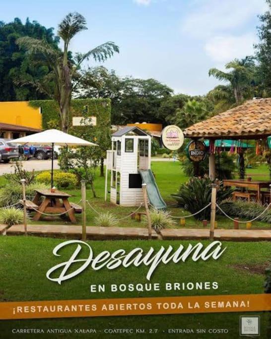 ハラパCasita Bosque Brionesアパートメント エクステリア 写真